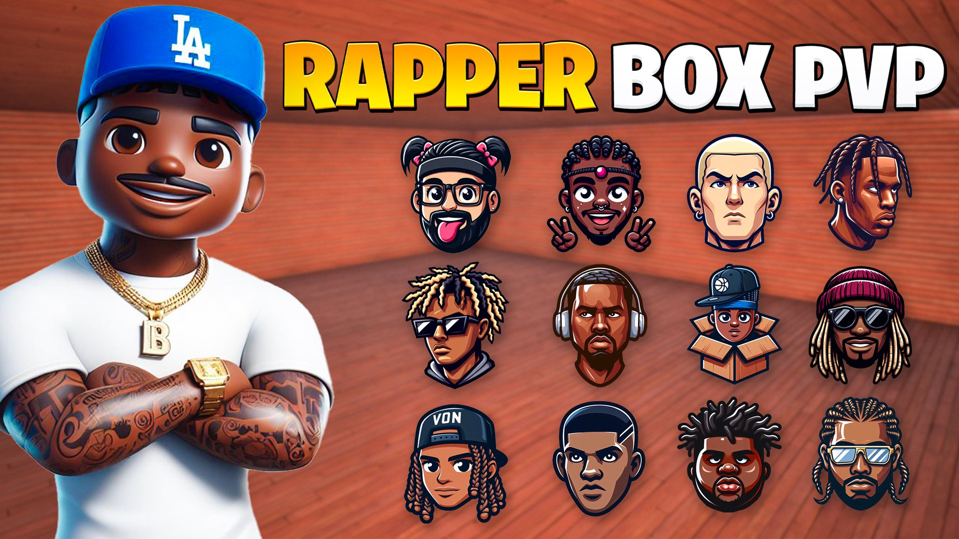 Rapper Box PvP island artwork